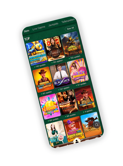 NightLuck Casino spelbibliotheek met slots, live casino tafels en jackpot titels
